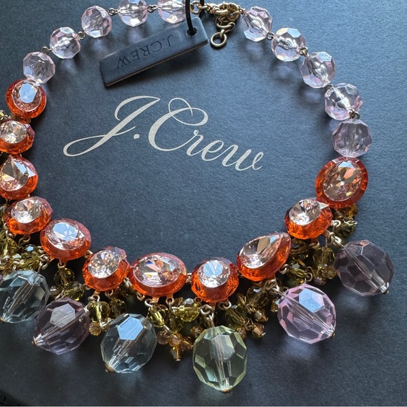 J. Crew jewel gem box statement necklace - Picture 5 of 6